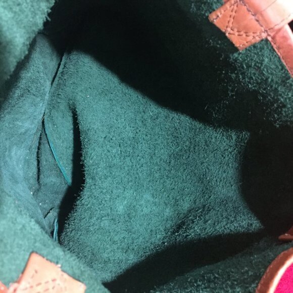 GREEN MEDIUM LEATHER TOTE HANDBAGS - Picture 7 of 7